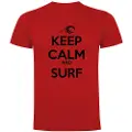 Kruskis Keep Calm And Surf Kortarmet T-skjorte