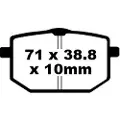 EBC Fa Series Organic Fa118 Bremseklosser