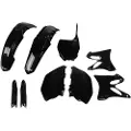 Ufo Yamaha Yz 125/250 2008-2014 Usa Yakit307f-001 Fork Protectors & Plastsett