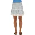 Superdry Printed Lace Trim Kort Skjørt