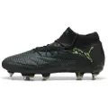 Puma FUTURE 8 ULTIMATE MxSG Football Boots Unisex, Shoes, Black/Fizzy Light/Green Terrain, 48