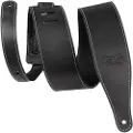 Levys Leathers Like Butter Leather 2 1/2" Distressed Black