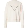 GUESS for woman. W5YQ04KC8I0 Sweatshirt with beige triangle logo (S), Casual, Synthetic