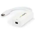 StarTech.com USB-C to Mini DisplayPort Adapter - 4K 60Hz - ekstern videoadapter - hvid