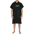 FCS Towel Black Poncho svart