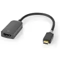 Nedis Gull Ccbw64652at02 Usb-c Til Hdmi-adapterkabel Usb 3.2 Gen 1 4k Forgylt 0.2 M 60hz