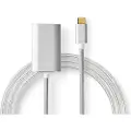 Nedis Gull Cctb64680al20 Usb-c Til Hdmi-adapterkabel Usb 3.2 Gen 1 4k Pd Belagt Flettet 2 M 60hz