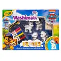 Crayola Paw Patrol Washimals Kjæledyrsett Med 4 Fargeleggingsdyr 33x24x5 Cm