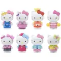 Yume Toys Hello Kitty Sanrio Søte Antrekk-serie Mini-dukker Mini-figurer Utstilling 5 Cm 12 Enheter