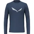 Salewa Solid Logo Dry Langarmet T-skjorte