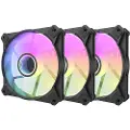 Darkflash Vifte sett INF8 ARGB, 3in1 120x120 (svart)