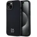 DKNY Pu Leather Stack Logo Magsafe Iphone 15 Telefondeksel