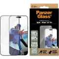 PanzerGlass - Skjermbeskyttelse for mobiltelefon - ultrabred passform - glass - rammefarge svart - for Apple iPhone 16 Pro Max