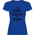 Kruskis Keep Calm And Surf Kortarmet T-skjorte
