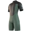 Mystic Brand 3/2mm Flatlock Shorty Med Glidelås Bak