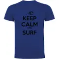 Kruskis Keep Calm And Surf Kortarmet T-skjorte