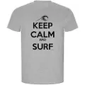 Kruskis Surf Keep Calm And Surf Eco Kortarmet T-skjorte