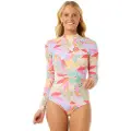 Rip Curl Cala Vadella Upf Dame Langermet Rashguard