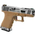 WE G-force 19 Sv Silver Barrel Metal Version Gbb Airsoft-pistol