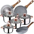 San Ignacio Premium Nona 22/24/26 Cm Pk3767 Kasserollesett Med Stekepanner 8 Stykker