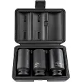 JBM 1/2 Tommers Xzn-impact Sockets Sett 3 Stykker