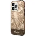 GUESS Guhcp14lhgplhc Iphone 14 Pro 6.1 Ocher Porcelain Collection Telefondeksel