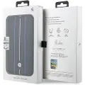 BMW Bmbkp14l22rvsk Iphone 14 Pro 6.1 Book Leather Stamp Lines Telefondeksel