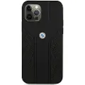 BMW Bmhcp12lrsppk Iphone 12 Pro Max 6.7 Leather Curve Perforate Telefondeksel