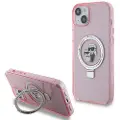 Karl Lagerfeld Klhmp15mhmrskcp Iphone 15 Plus14 Plus 6.7 Ring Stand Karl&choupettte Telefondeksel