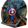 Mcfarlane Toys Marvel Collection 1/10 Captain America Captain America #100 12 Cm Figur