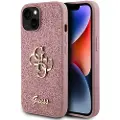 GUESS Pu Fixed Glitter 4g Metal Logo Iphone 15 Telefondeksel