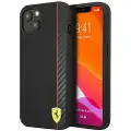 Ferrari Fesaxhcp13sbk Iphone 13 Mini 5.4 On Track Carbon Stripe Telefondeksel