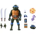 NECA Teenage Mutant Ninja Turtles Cartoon Action Ultimate Leonardo Vhs-figur 18 Cm