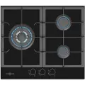 Vitrokitchen Cg630nb 60 Cm Gasskomfyr 3 Brennere