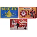 Fanattik Fallout Sett Med 3 Merkevareplater