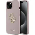 GUESS Pu Grained 4g Metal Logo Iphone 15 Telefondeksel