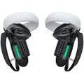 KIWI DESIGN Kontrollergrep Med Batterideksel Kiwi Design Q1 Pro-2.2 For Meta Quest 2