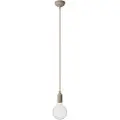 Creative Cables Med Bulb Silikon Fargerik Pendellampe Med Tekstilkabel
