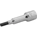 Bahco Lang Pipe Med Sekskantfeste Og 1/4´´ Firkantfeste For Sekskantskruer Blisterpakning 4 Mm