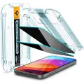 Spigen iPhone 15/16 Spigen Glas.tR Ez Fit Privacy Beskyttelsesglass - 2 Stk.