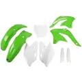 Ufo Kawasaki Kxf 450 2008-2008 Kakit211f-999 Fork Protectors & Plastsett