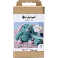 Adlibris DIY Kit Amigurumi, Valp, pastellpink, mørk turkis, 1 pk.