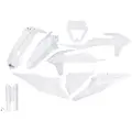 Ufo Ktm Exc/exc-f 2020-2021 With Headlight Ktkit527f-999w Fork Protectors & Plastsett