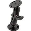 Ram Mounts Universal Double Ball Mount With Two Round Plates B Size Medium Enkeltsvingarm