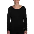 IQ-UV Uv Wave O Neck Rashguard Med Lange Ermer Til Dame