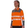 IQ-UV Uv Hivi Zip Up 2c Kl.2 Utslettsdrakt Med Lange Ermer