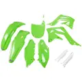 Ufo Kawasaki Kxf 450 2012-2012 Kakit217f-026 Fork Protectors & Plastsett