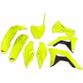 Ufo Honda Crf 250r/450r 2018-2021 With Airbox Covers Hokit123-dflu Fork Protectors & Plastsett