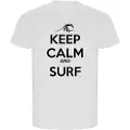 Kruskis Surf Keep Calm And Surf Eco Kortarmet T-skjorte