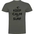 Kruskis Surf Keep Calm And Surf Kortarmet T-skjorte